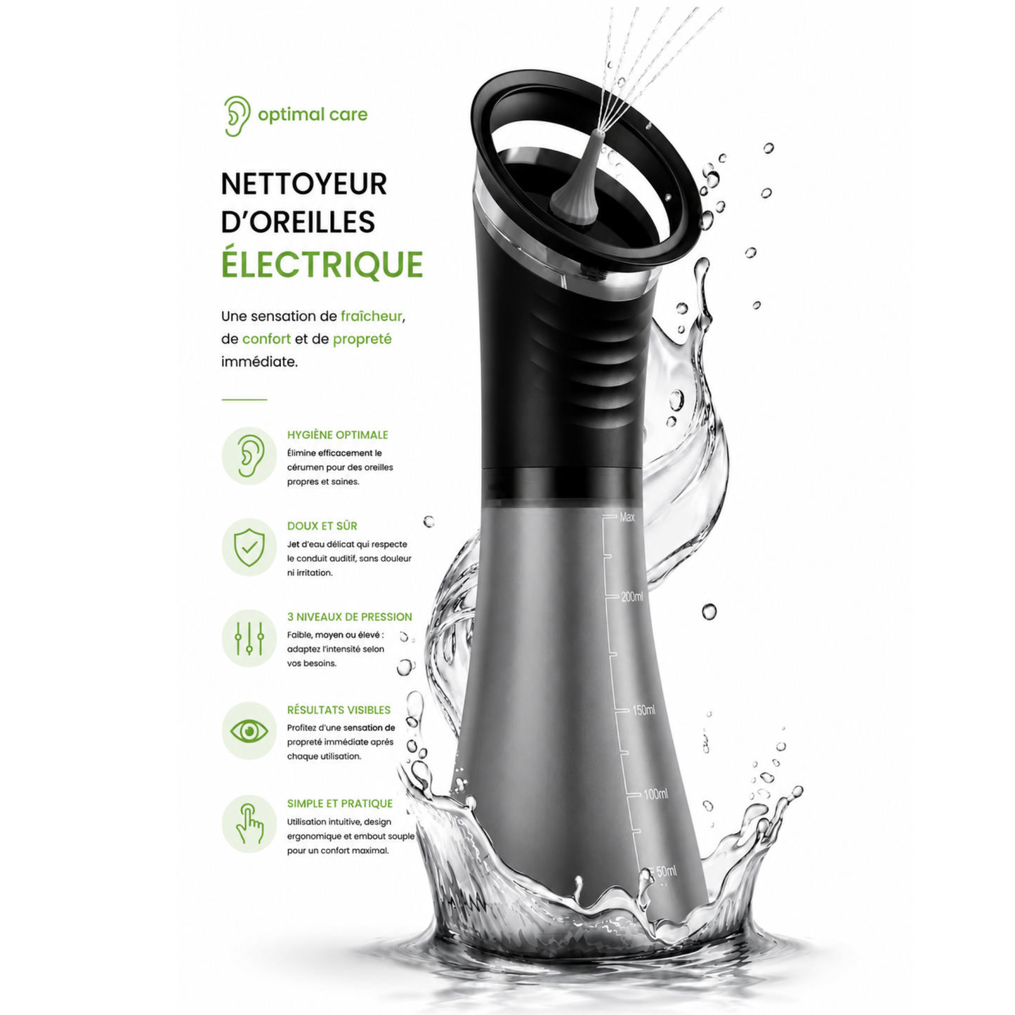 Nettoyeur d’Oreilles Électrique